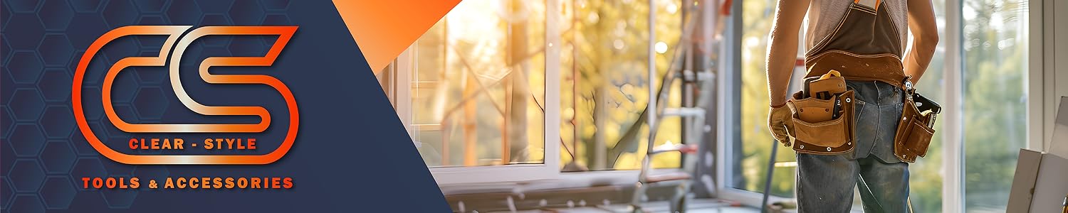 Woodworker using a router jig clamped to a workbench for precision dado cuts in a workshop